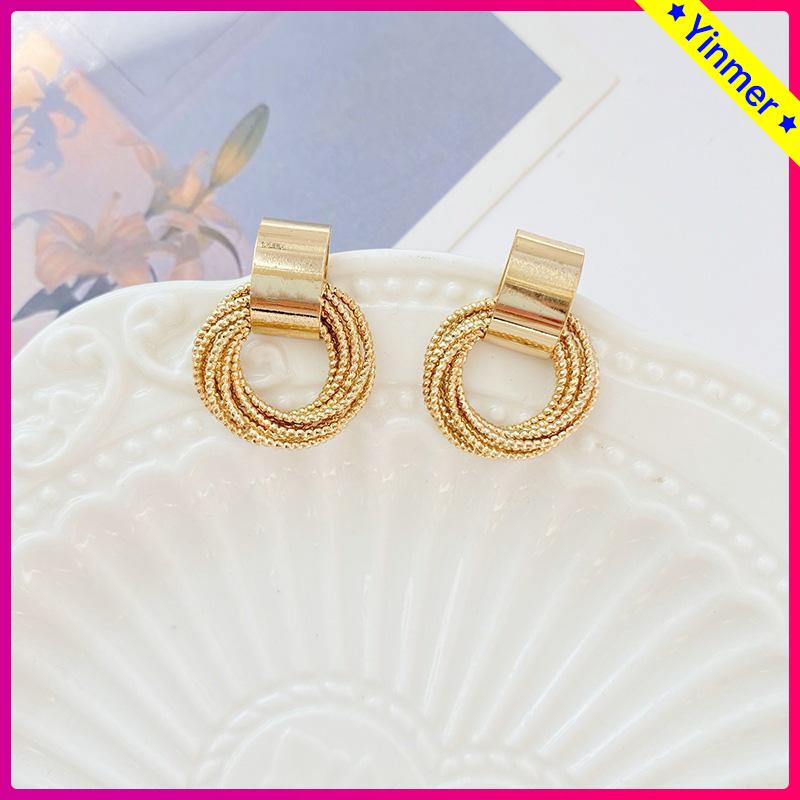 COD✨ Anting premium dipersonalisasi Anting mode sederhana temperamen untuk wanita-Yinmer