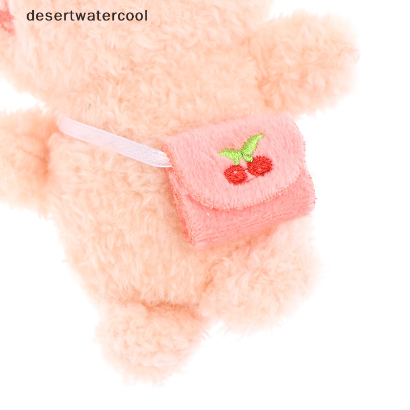 Deid Lovely 13CM Rabbit Stuffed Plush Toy Ransel Boneka Kelinci Gantungan Kunci Liontin Mewah Martijn