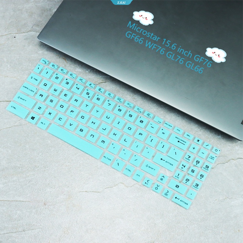 Casing Keyboard Komputer Silikon Tahan Debu Untuk Microstar 15.6 Inch GF76 GF66 WF76 GL76 GL66 Crosshair 17kualitas Tinggi Cakupan Penuh Tahan Air Bisa Dicuci Film Pelindung [ZK]