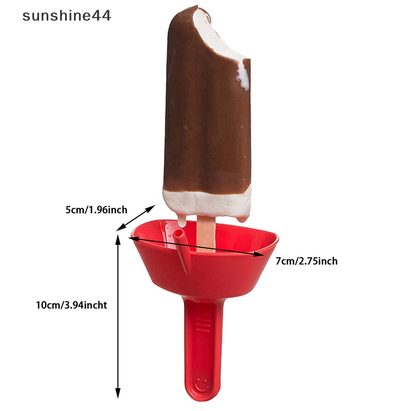 Sunshine Drip-Proof Popsicle Rack Drip Free Ice Pop Holder Frozen Treats Rack Dengan Sedotan ID