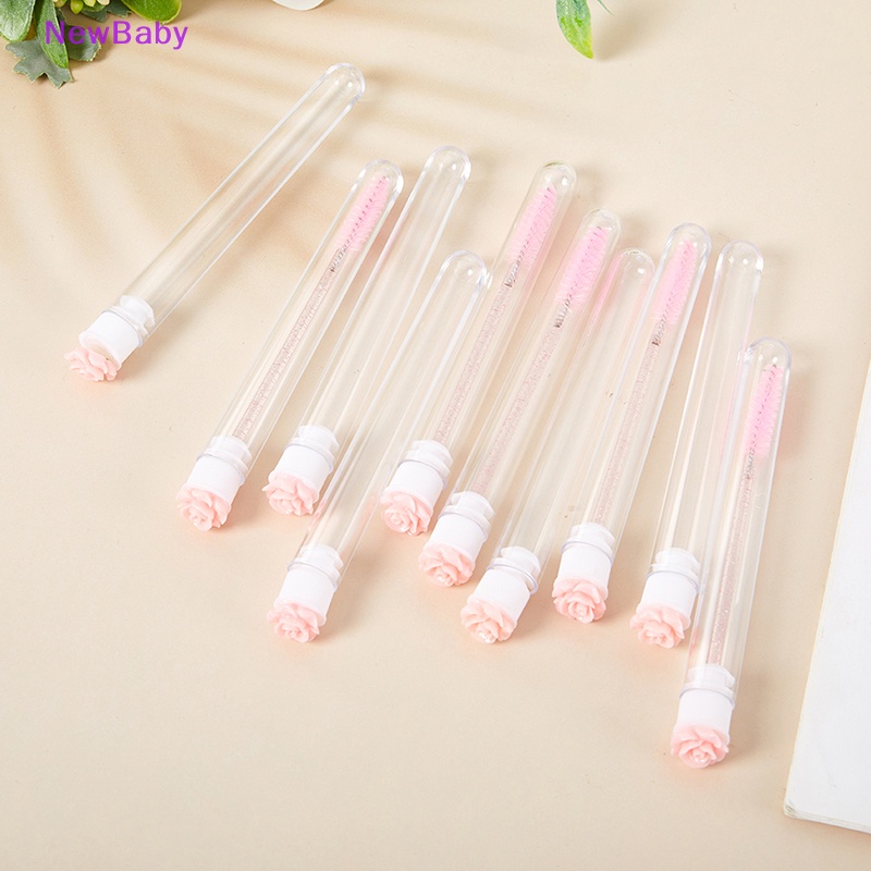 Newbaby 5PCS Elash Extension Alat Sikat Alis Bulu Mata Maskara Wands Tube Reusable ID