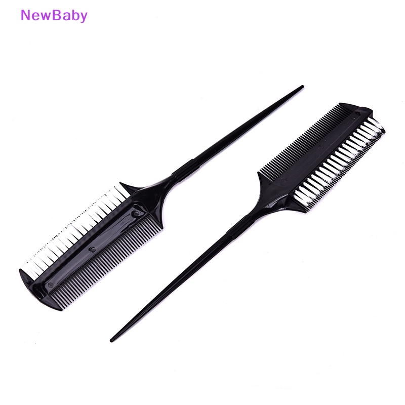 Newbaby Profesional Hairdressing Double Side Ting Combs Sikat Warna Rambut Alat Rambut ID