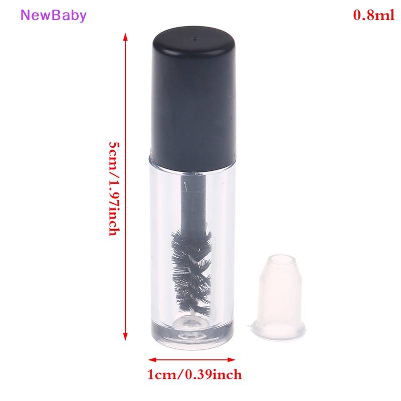 Newbaby Botol Maskara 0.8ml Set Dengan Tongkat Tabung Maskara Kosong Wadah Krim Bulu Mata ID