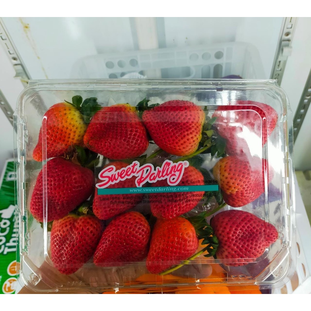 Buah Strawberry Sweet Darling Jumbo USA  / 454 gr /1 pack