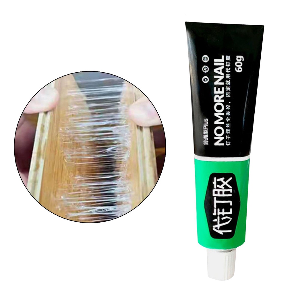 GOS - H403 - Lem Pengganti Paku Tembok Adhesive Glue Murah - No More Nail Glue - Perekat Kaca Marmer Kayu