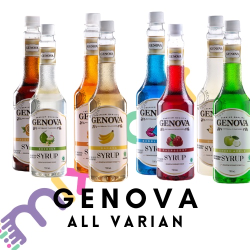 

Genova Syrup All Varian 750 ml I Sirup Minuman