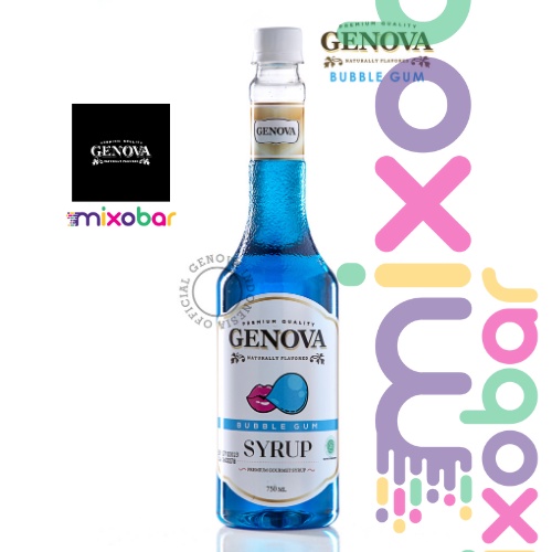 

Genova Syrup Bubblegum 750ml l Sirup Minuman