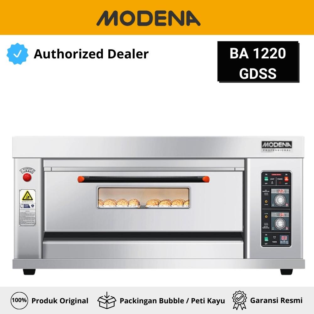 OVEN GAS MODENA BA 1220 GDSS 1 DECK 2 TRAY OVEN PANGGANG PRO 2 LOYANG GARANSI RESMI