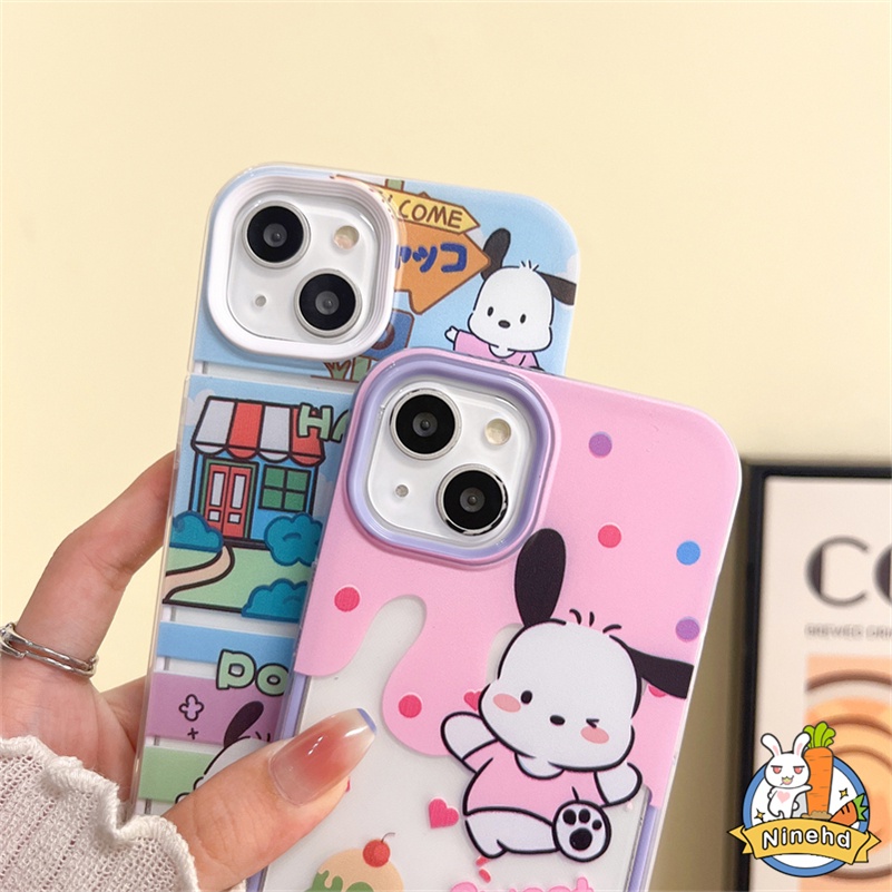 Realme C35 C33 C31 C30 C30s C21Y C25Y C25 C25s C20 C20A C17 C15 C12 C11 8 8i 5 5i 5s 6i Bingkai Yang Bisa Dilepas 3in1 Soft Case Kartun Pacha Anjing Silikon Bening Case Telepon Tahan Kotoran