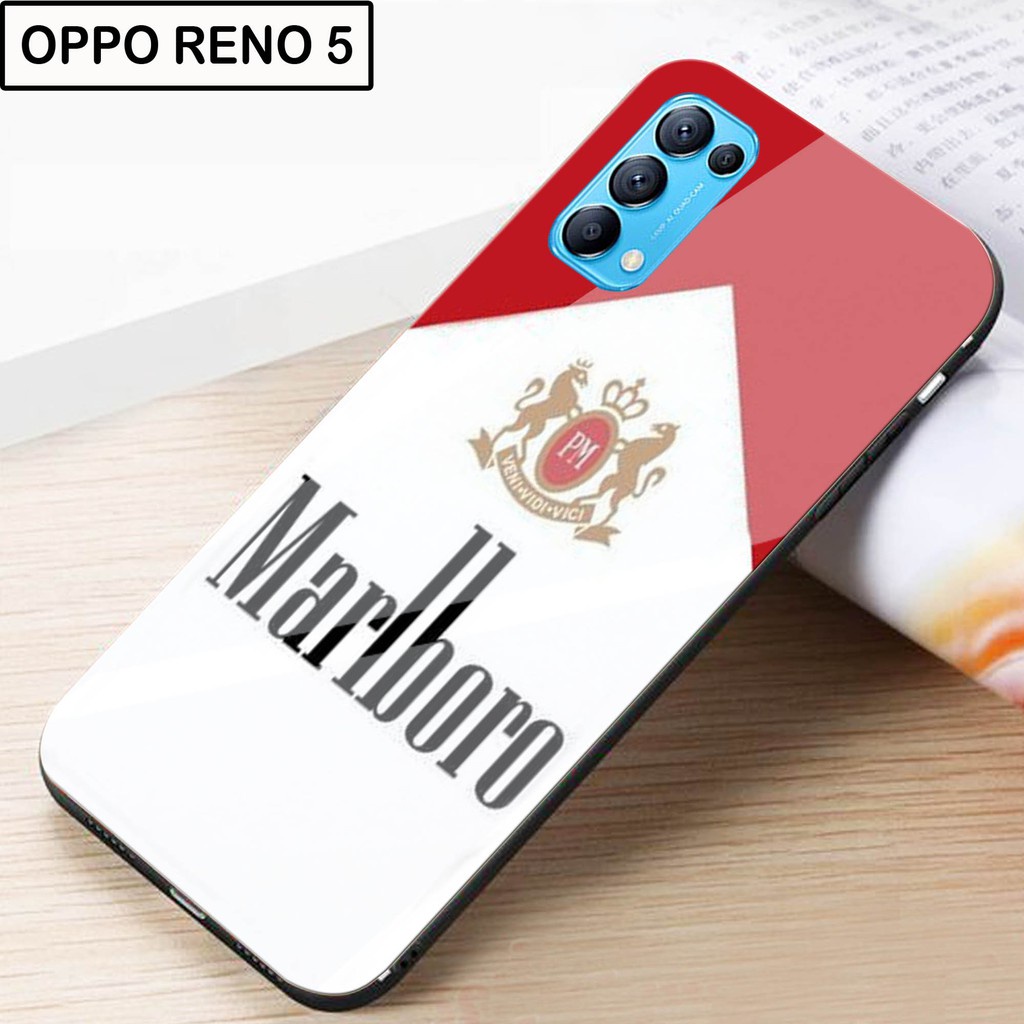 GLASS Softcase Kaca Oppo Reno 5 - Case Hp Oppo Reno 5 - Casing Hp Oppo Oppo Reno 5