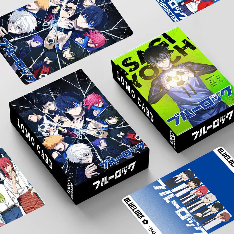 30pcs/box Kunci Biru BLACK CLOVER SAILOR MOON Photocards Anime Lomo Kartu Jepang Kartun Postcards