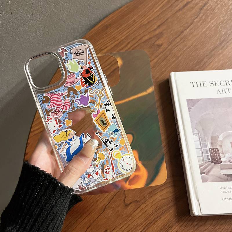 Nice Laser Princess Alice Soft TPU Case HP iP iPhone 11 12 13 14 Pro Max X XS XR Max Woman Girl FTD Casing Apple