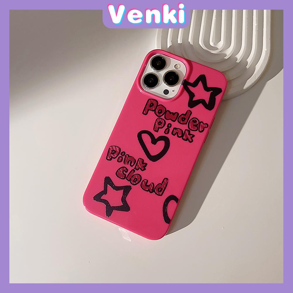 VENKI - For iPhone 11 iPhone Case Red Glossy TPU Soft Case Shockproof Protection Camera Romantic Love Letters Compatible with iPhone 14 13 Pro max 12 Pro Max xr xs max 7 8Plus