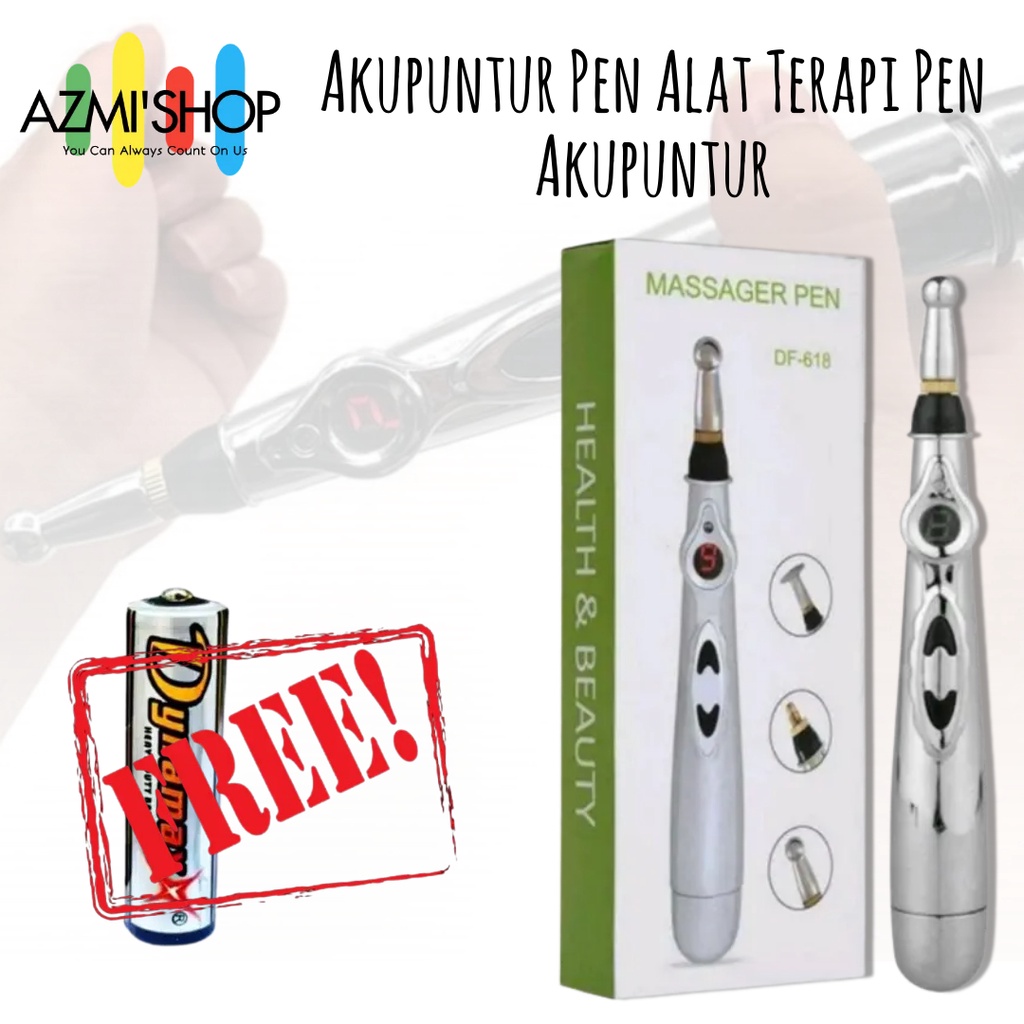Pen Akupuntur Set Alat Pijat Terapi Kesehatan Wajah Kecantikan Refleksi