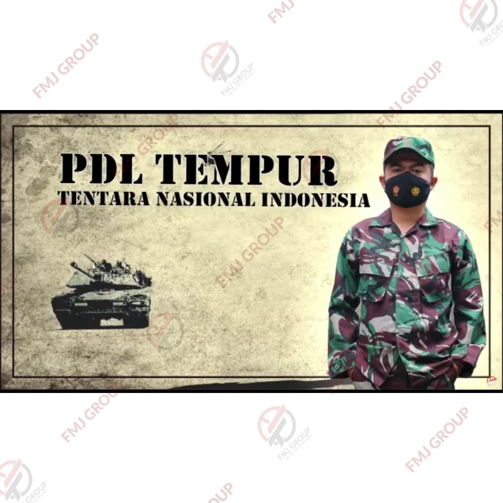 Seragam PDL Tempur TNI AD Bahan Velbed