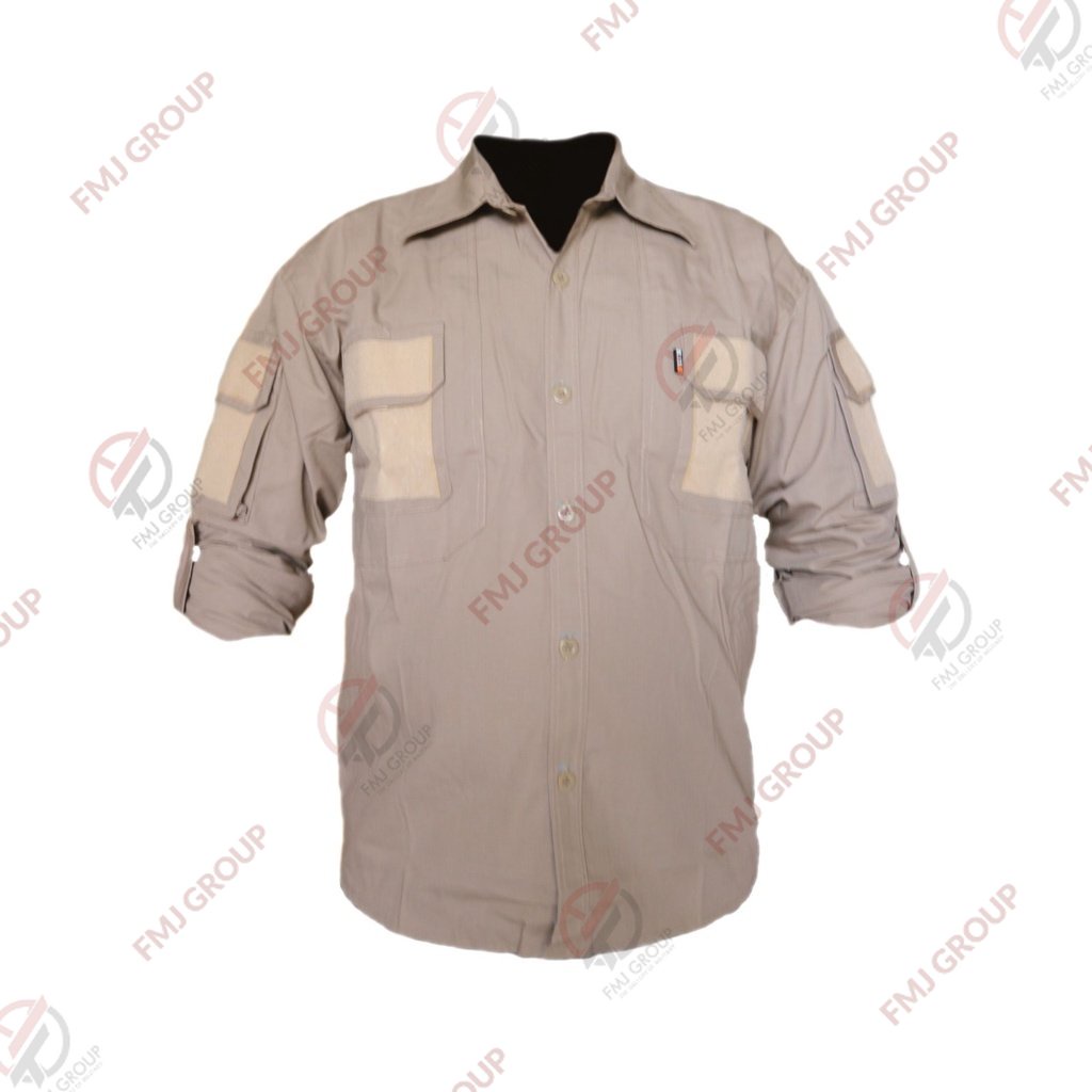 Kemeja Tactical 511 Lengan Panjang Ripstop KREM