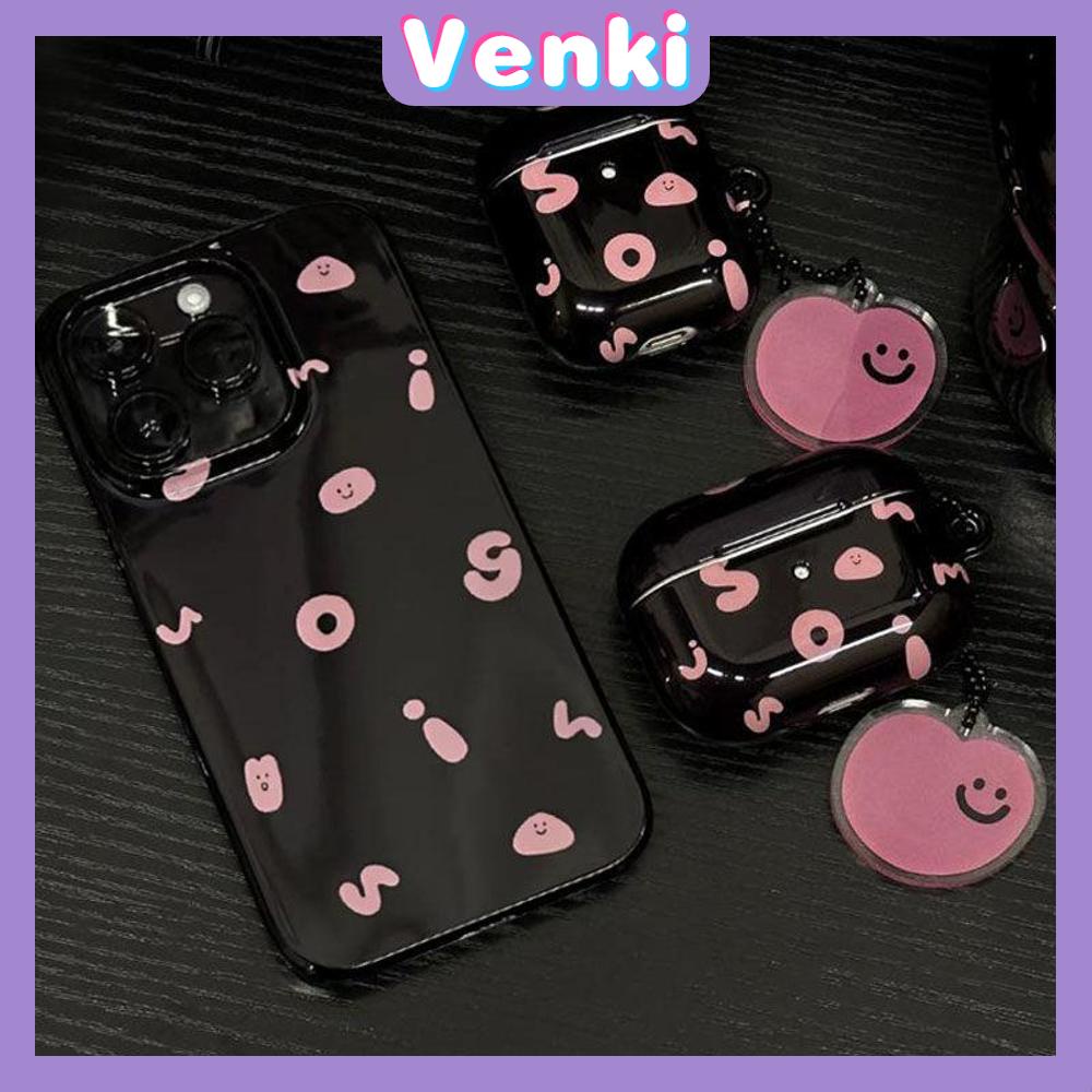 Venki - Untuk Iphone11 iPhone Case Hitam Glossy TPU Soft Case Kamera Perlindungan Shockproof Alfabet Inggris Kompatibel Dengan Iphone14 13 Pro max 12 Pro max xr xs max 7Plus 8Plus