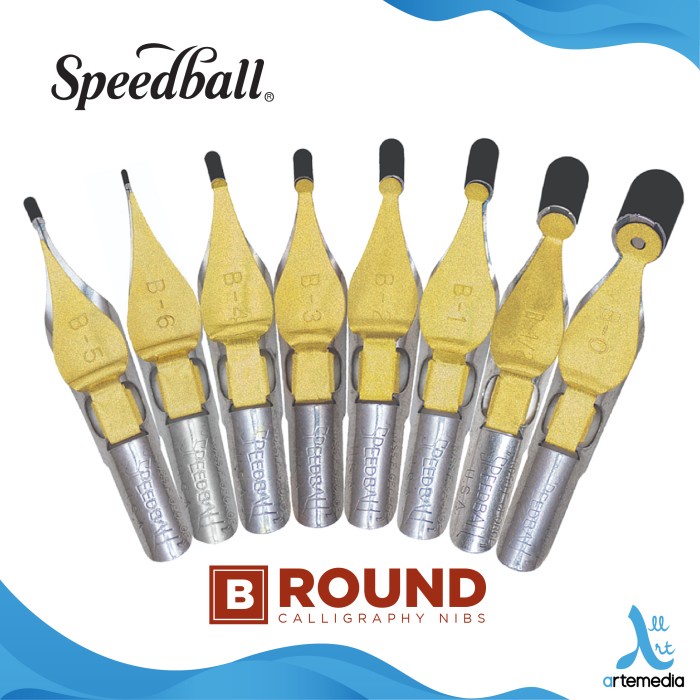 

Mata Pena Kaligrafi Speedball B Round Nibs Calligraphy - ROUND B1 B2