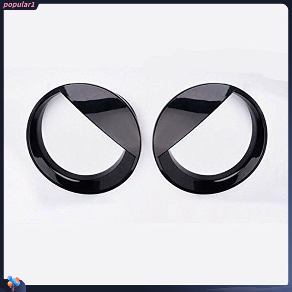 Populer Penutup Lis Lampu Depan Bagian Mobil Bentuk Bulat Kap Lampu Frame Signal Light Ring Sticker