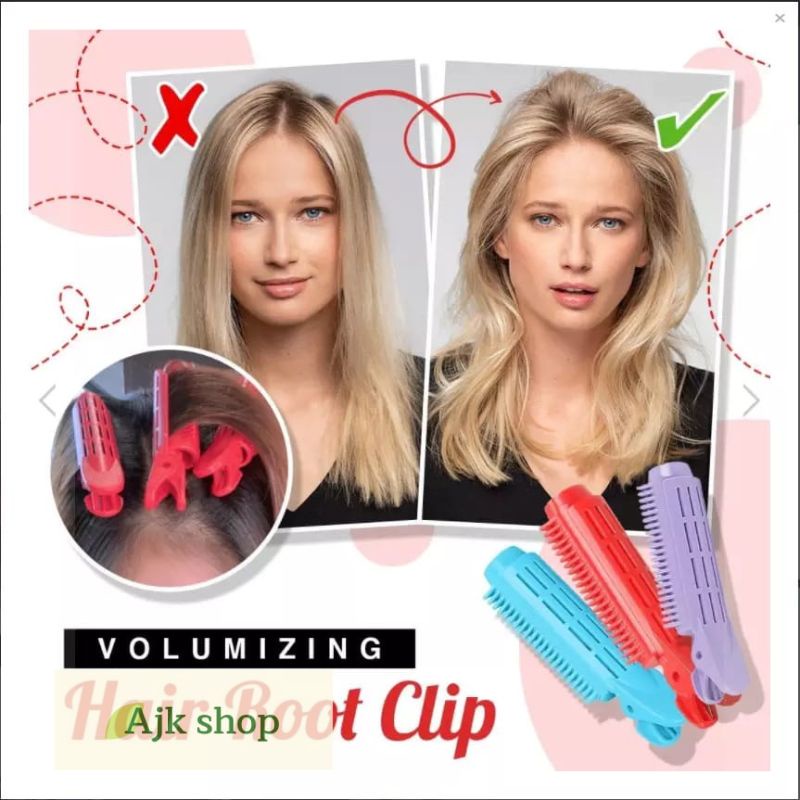 Rol Jepit Wanita Fashion Korea Roll Gulungan Hias Rambut Cantik