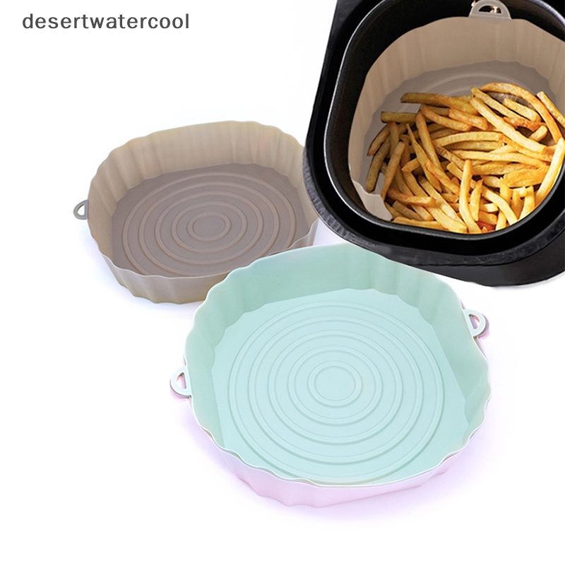 Deid Silicone Air Fryer Liner Pad Square Reusable Air Fryer Pot Tray Panas Makanan Baking Martijn