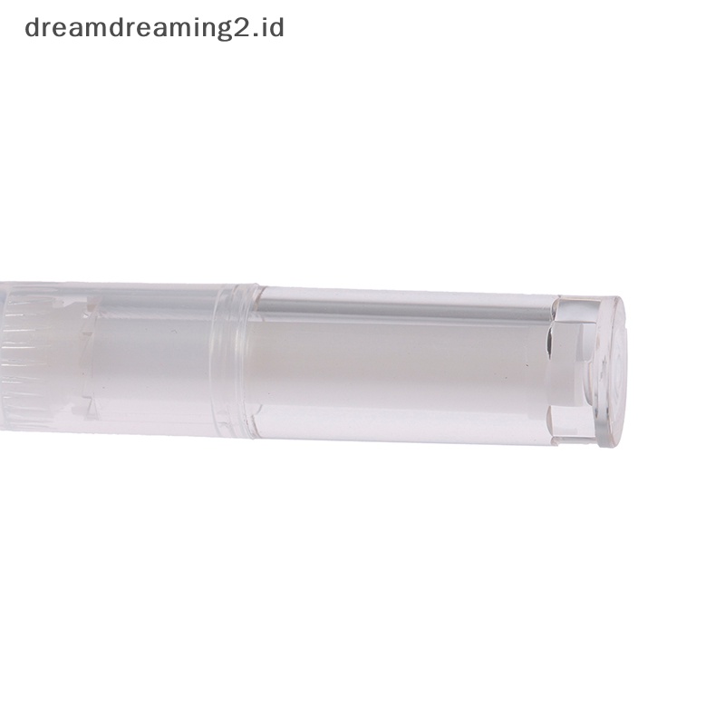 (drea) 5pcs 3ml Travel Pen Twist Kosong Dengan Kuas Wadah Kosmetik Minyak Kuku Lip Balm//