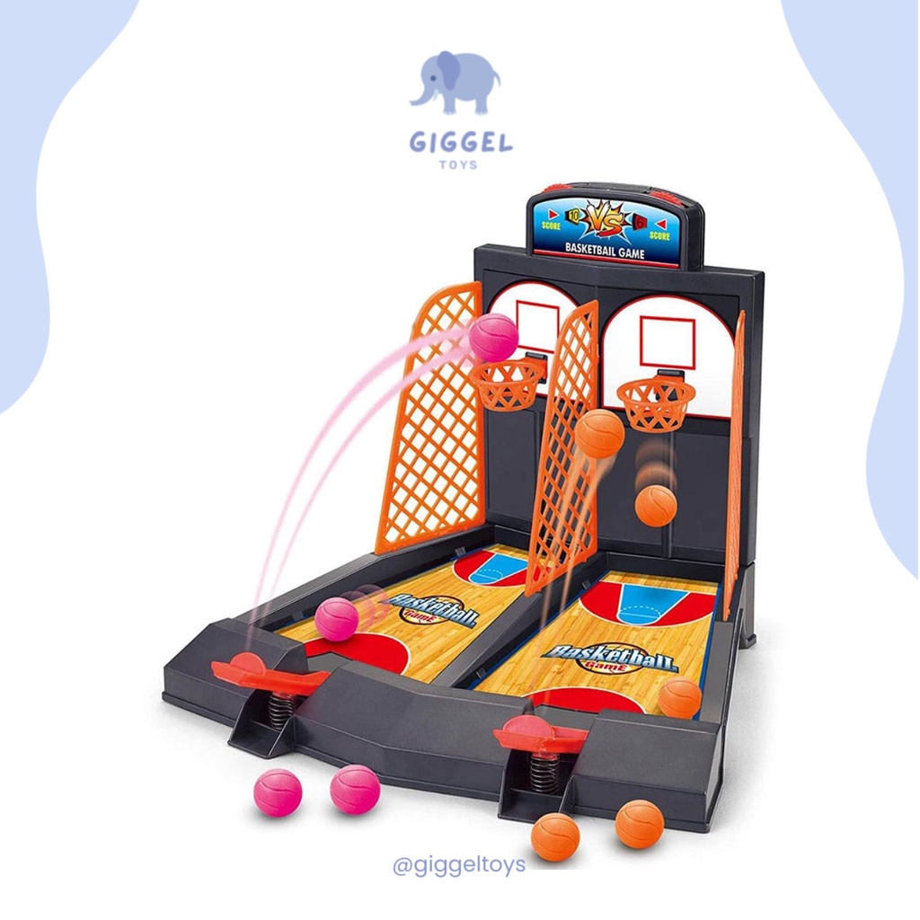 [ Giggel ]  Table Basket Ball Game Set / Mainan Mini Meja Bola Basket