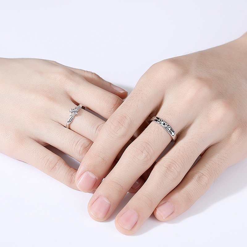 Cincin Couple My Queen - Gaya Eropa Modern dan Unik