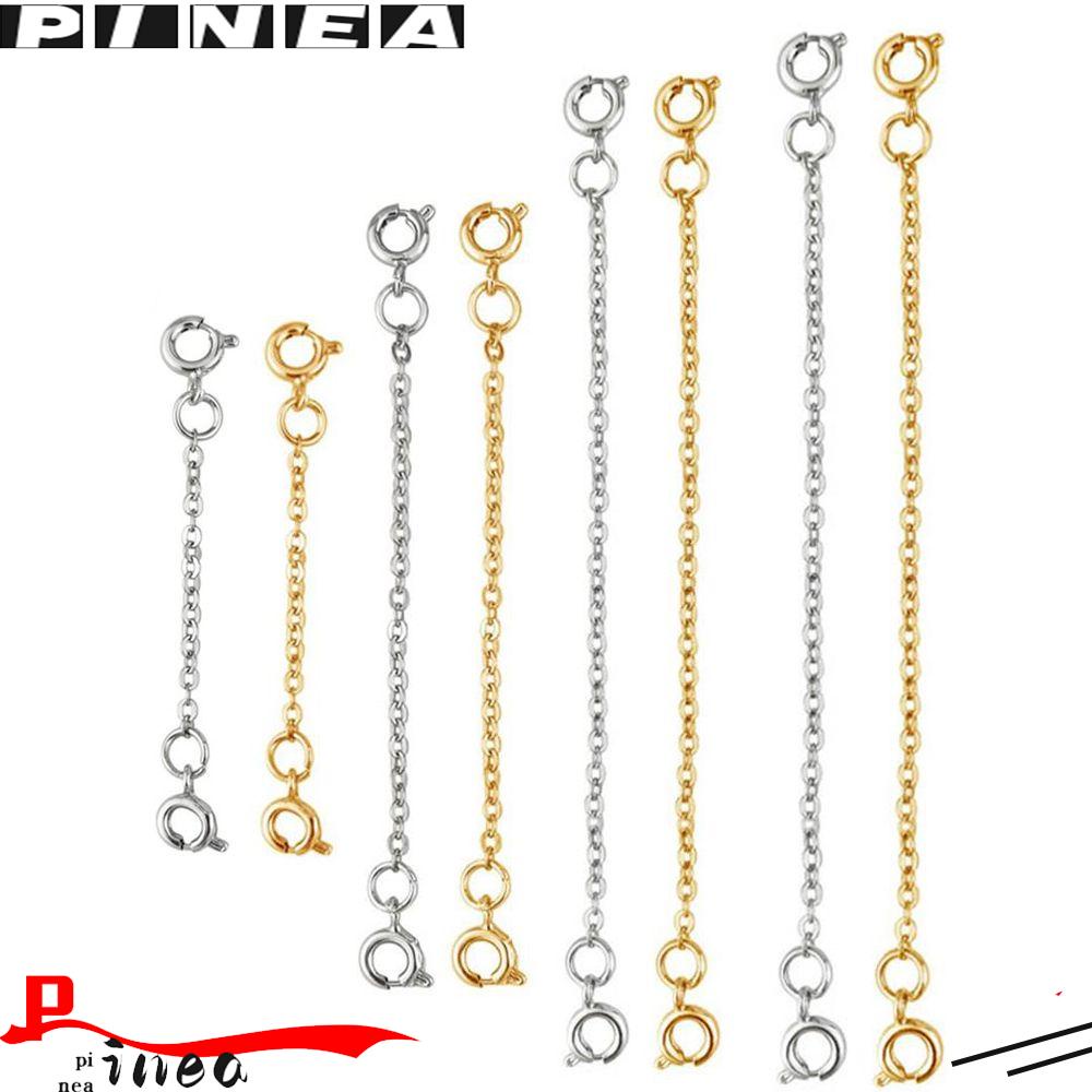 Pineapple Extender Safety Chain Extender Temuan &amp; Komponen Perhiasan Rose Gold Baru DIY