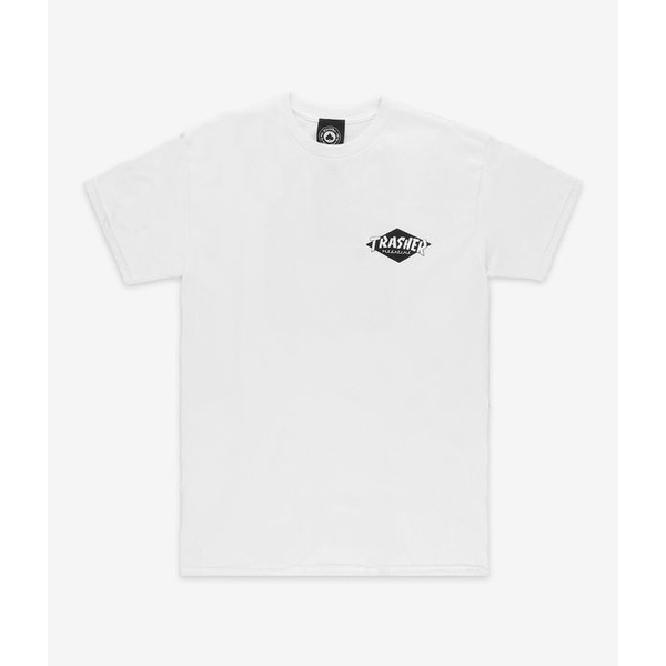 Thrasherr TRASHER Hurricane White Tee