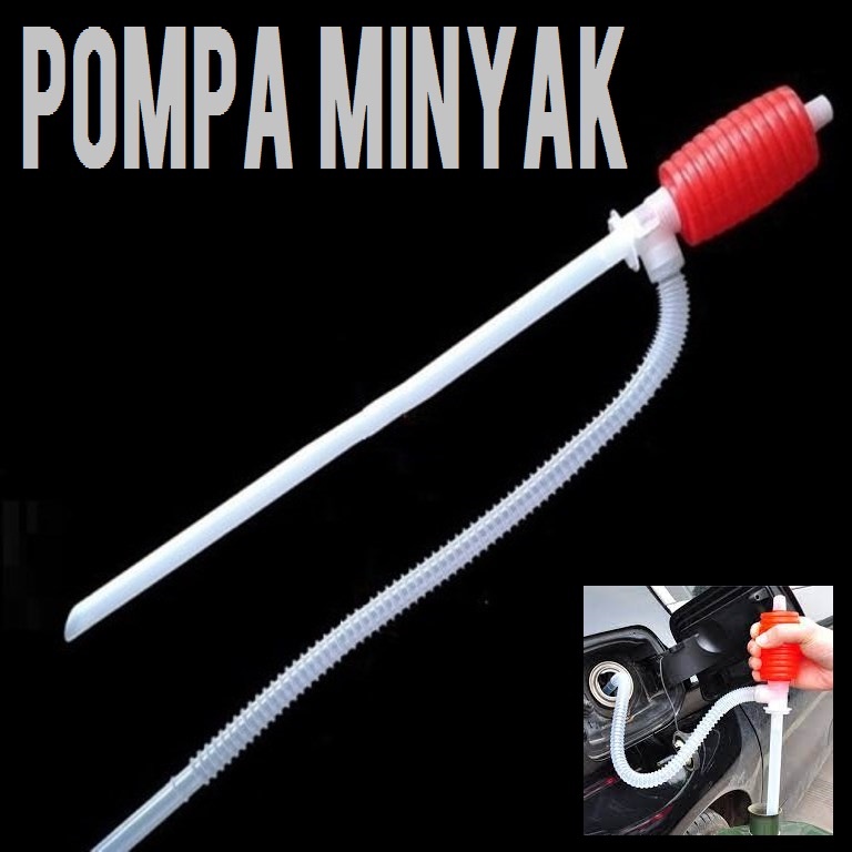 POMPA MINYAKMERAH PUTIH hand pump alat pompa air oli bensin solar tangan portable hand pump galon aq