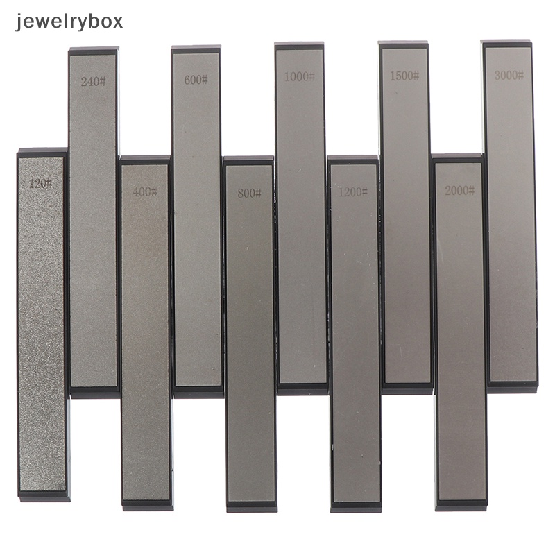 [jewelrybox] 120-3000 Fixed Angle Sharpener Diamond Whetstone Minyak Batu Honing Stone Butik