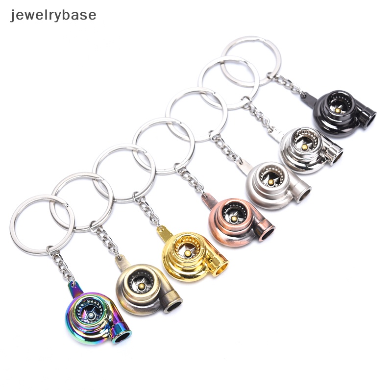 [jewelrybase] Fashion Portable Mini Spinning Turbo Turbine Keyring Gantungan Kunci Aksesoris Hadiah Butik