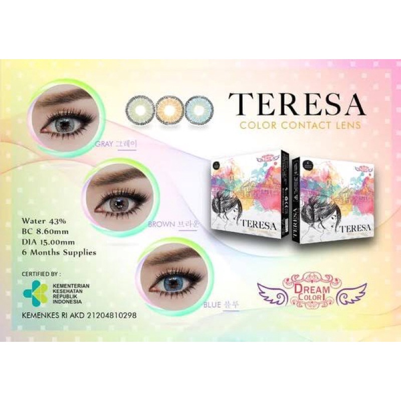 SOFTLENS TERESA BY DREAMCOLOR / SOFTLENS PENGANTIN TERESA BY DREAMCOLORI