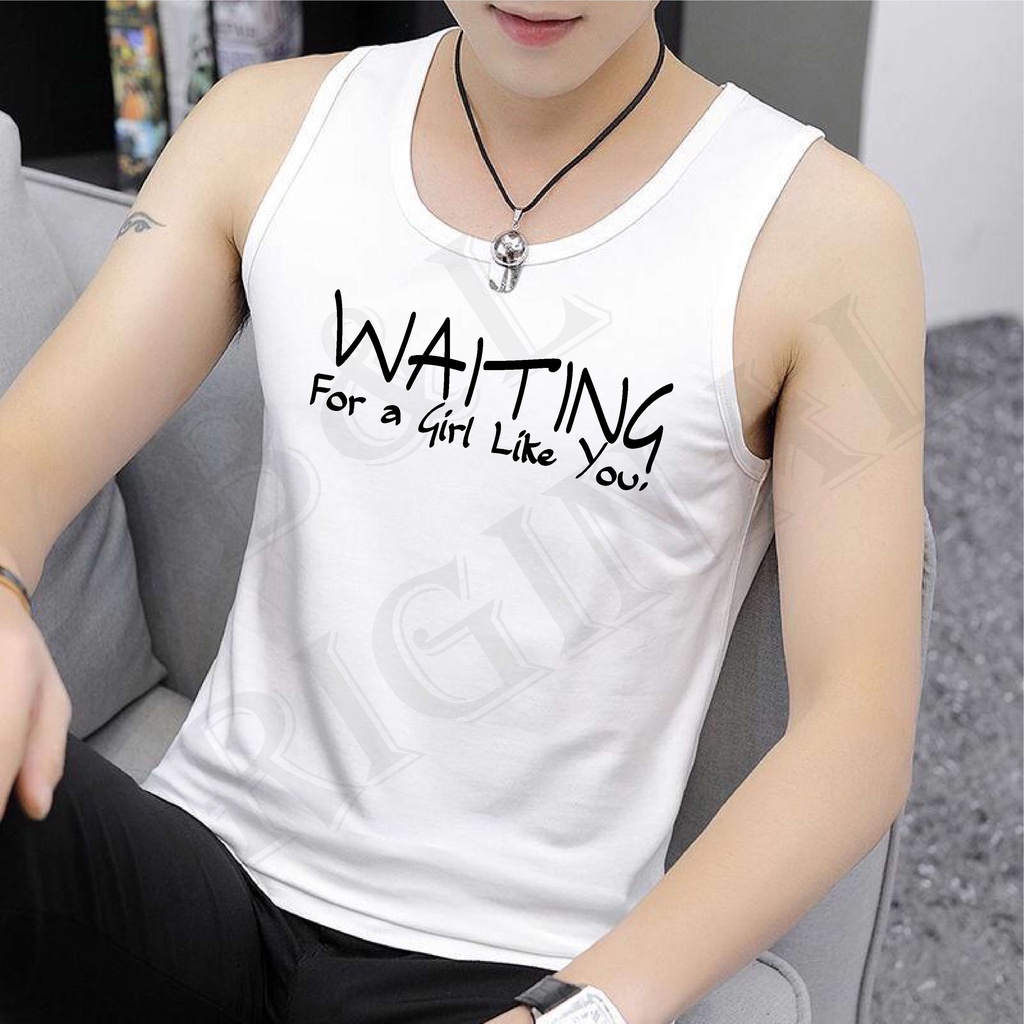 Bisa Bayar Di Tempat/ BS COD KAOS SINGLET WAITING PRIA TERLARIS