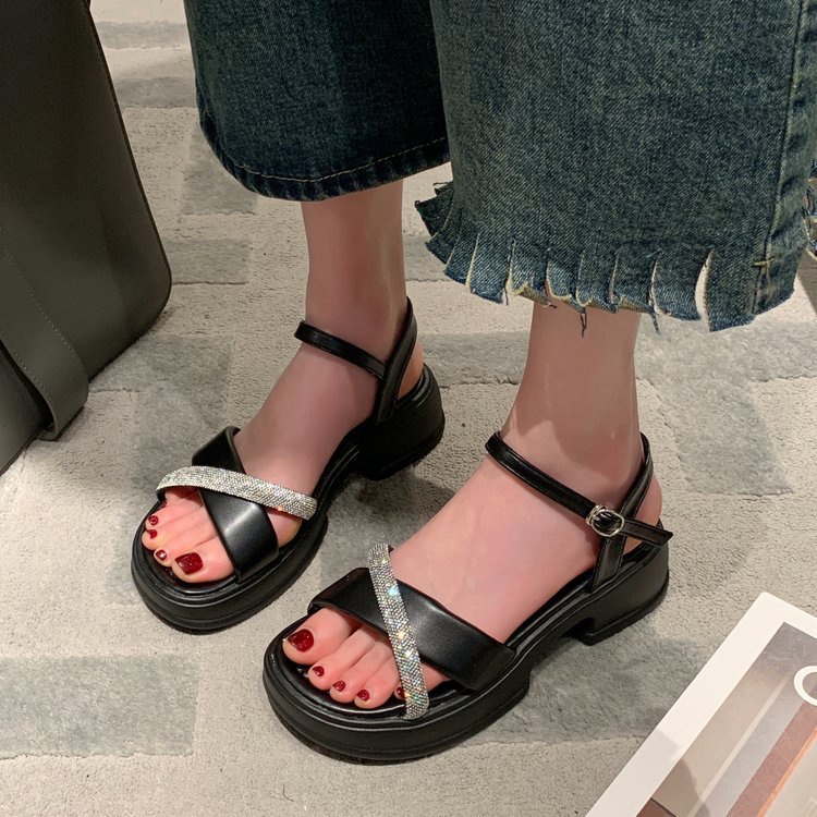 LUMMYSHOP AESPA SANDALS IMPORT FLATFORM DOCMART SNEAKERS  PANTOFEL SEPATU PREMIUM IMPORT