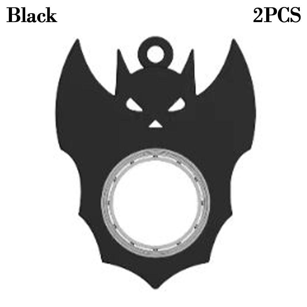 R-FLOWER 2 Pcs Logam Berputar Mainan Survival Alat EDC Gear Carabiner Travel Aksesoris Gantungan Kunci Klip Elevator Kerja