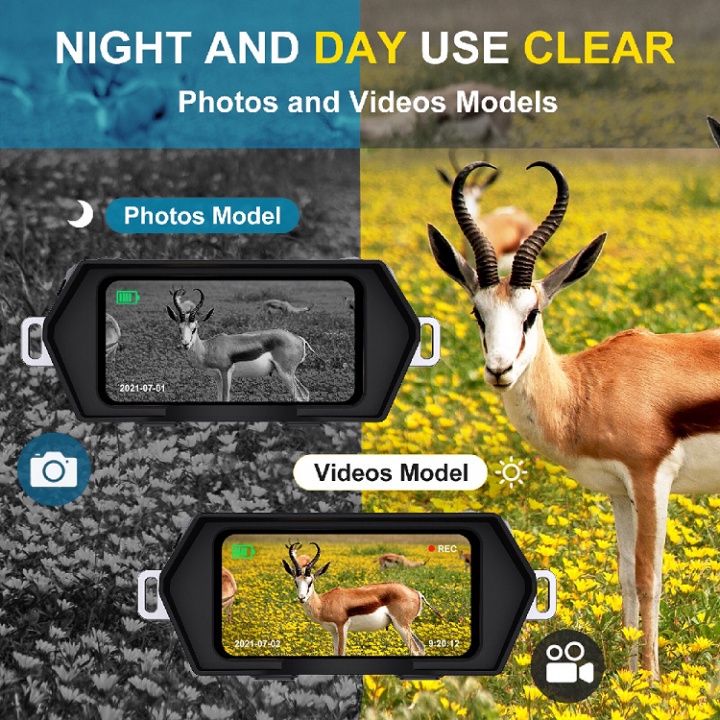 NIGHT VISION Binocular NV5100 Upgrade Digital IR Video Camera 2.5 inch