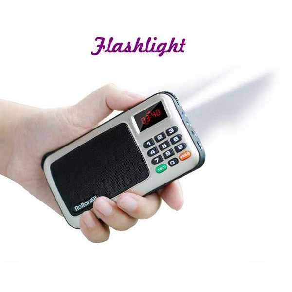 Speaker W405 Portable FM Radio Player TF Card Etnic Luxury W405