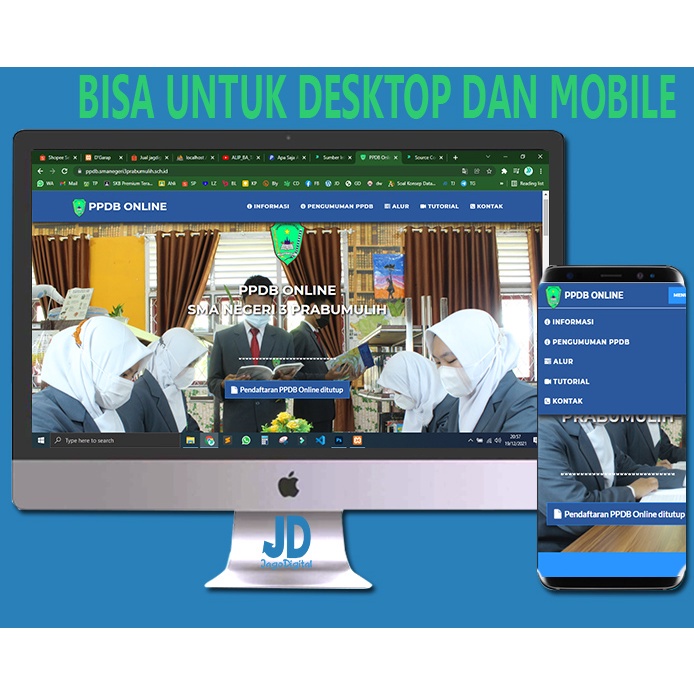 Aplikasi PPDB Pendaftaran Siswa Baru Berbasis Website