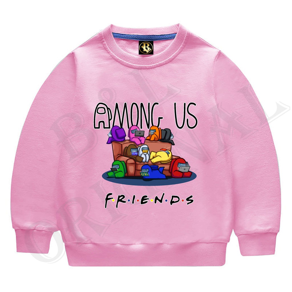 Bisa Bayar Ditempat/ BS//COD//BAJU KAOS ANAK ANAK A US FRIENDS/TANGAN PANJANG GOOD QUALITY