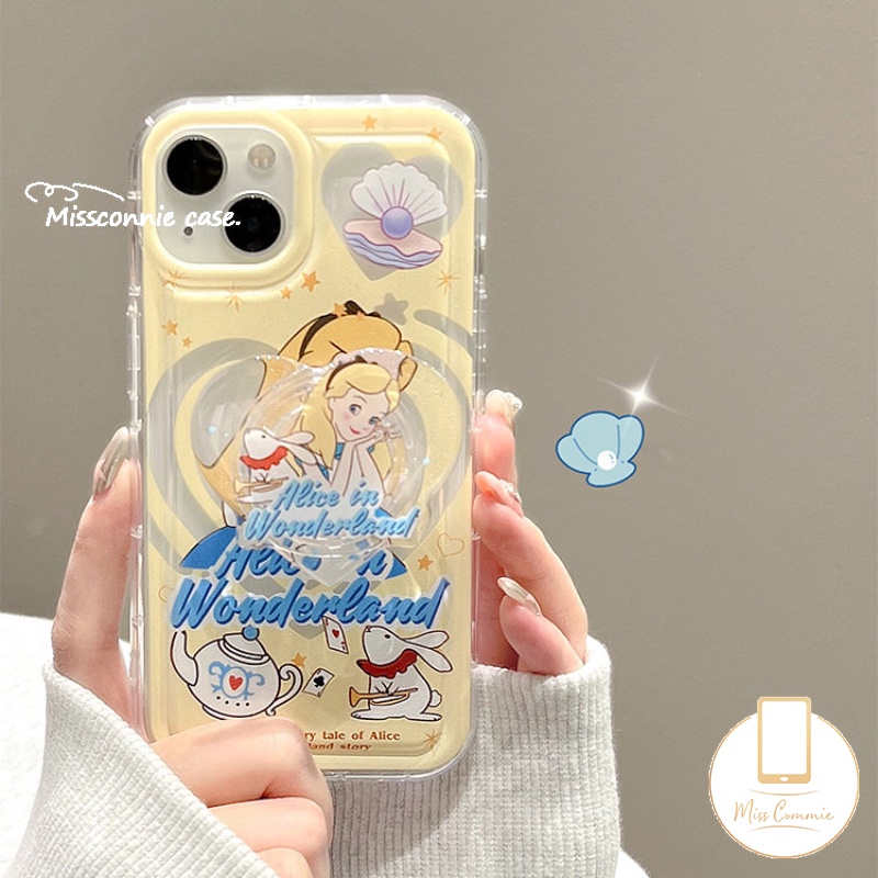 Casing Kartun Lucu Disney Princess The Mermaid Alice Untuk Realme C53 C12 C15 C11 5 9i 6i 5i 5s 7i C35 C55 C25 C25s C21Y C20 C25Y C33 C30 C30S C1 C2 C11 2021 C17 C3 Airbag Soft Cover