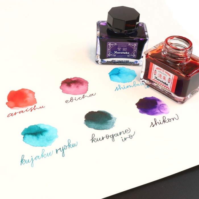 

Kuretake Ink Cafe MEIJI NO IRO Bottled Inks 20ml
