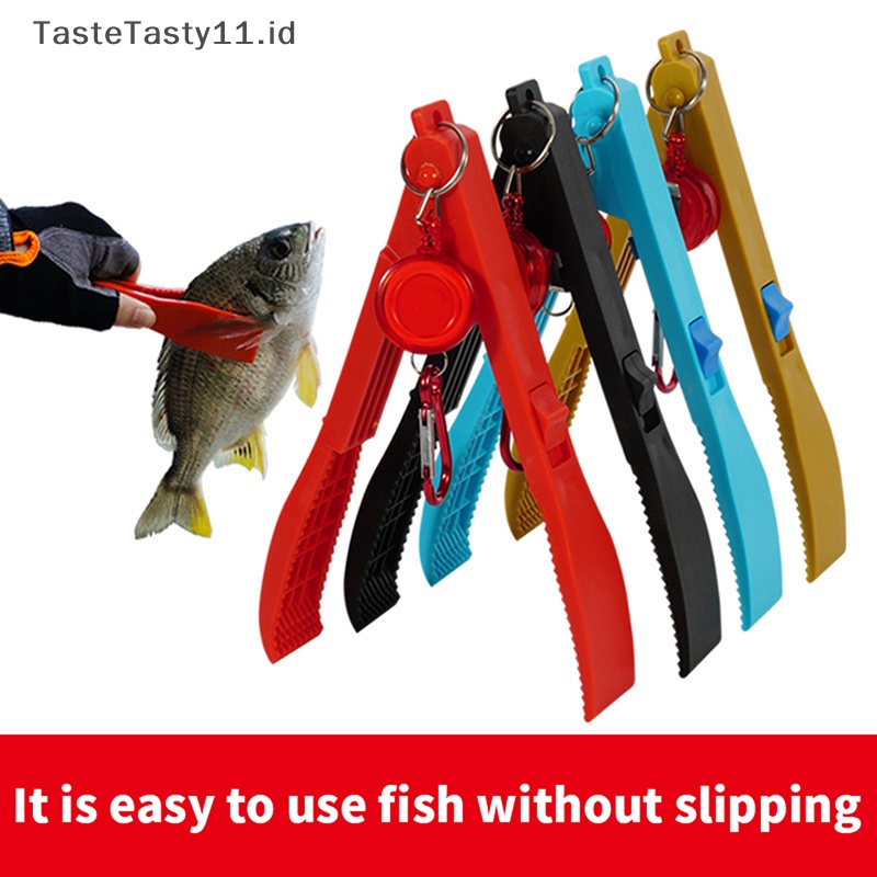 Tastetasty Fishing Body Grip Clamp Gripper Grabber Dengan Kunci Saklar Trigger al Fishing Fish Clip Hand Controller Tackle Tool.