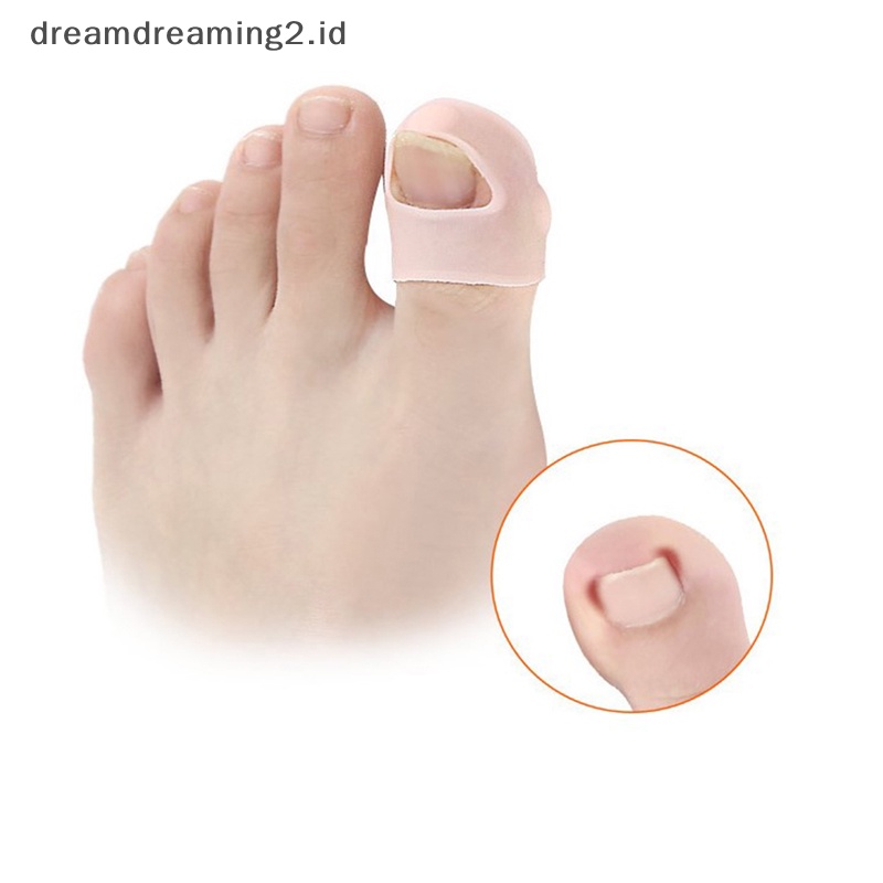 (drea) 1pasang Silikon Alat Koreksi Kuku Kaki Ke Dalam Invisible Toe Nail Treatment//