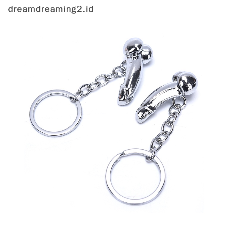 (drea) Baru Pria Reproduksi Organ Kepribadian Gantungan Kunci Fashion Pasangan Keying Hadiah//