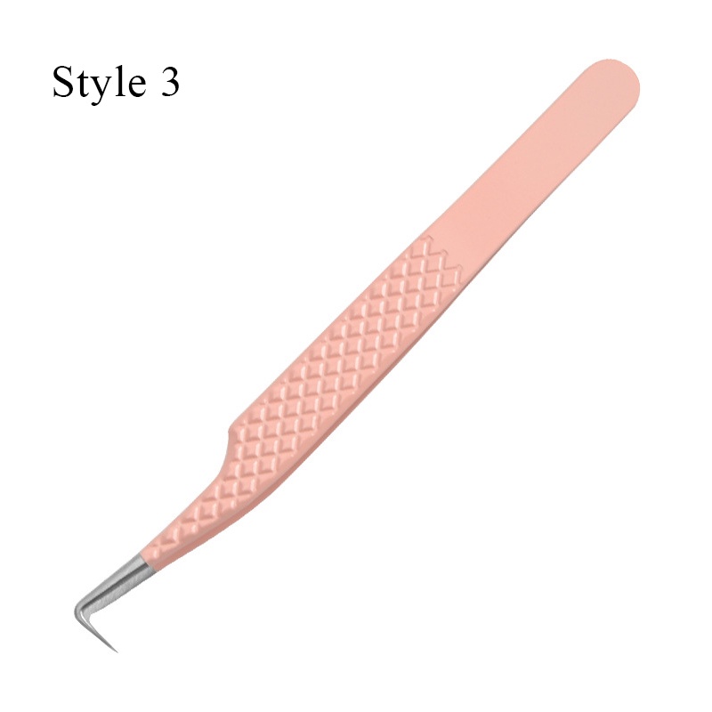 Pinset Bulu Mata Stainless Presisi Tinggi Stabil Pinset Elastisitas Tinggi Alat Okulasi Bulu Mata Nyaman Tahan Lama Alat Bulu Mata