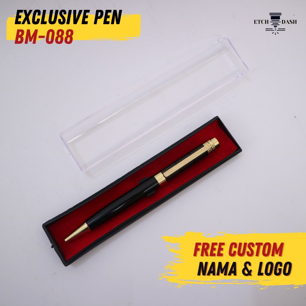 

Pulpen Hadiah Perusahaan Free Custom Nama Dan Logo - Exclusive Pen BM-088