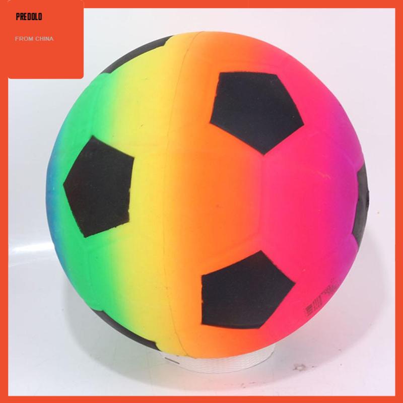 [Predolo] Bola Training Olahraga Anak Rainbow Indoor Outdoor Balita Bola Mainan Rekreasi