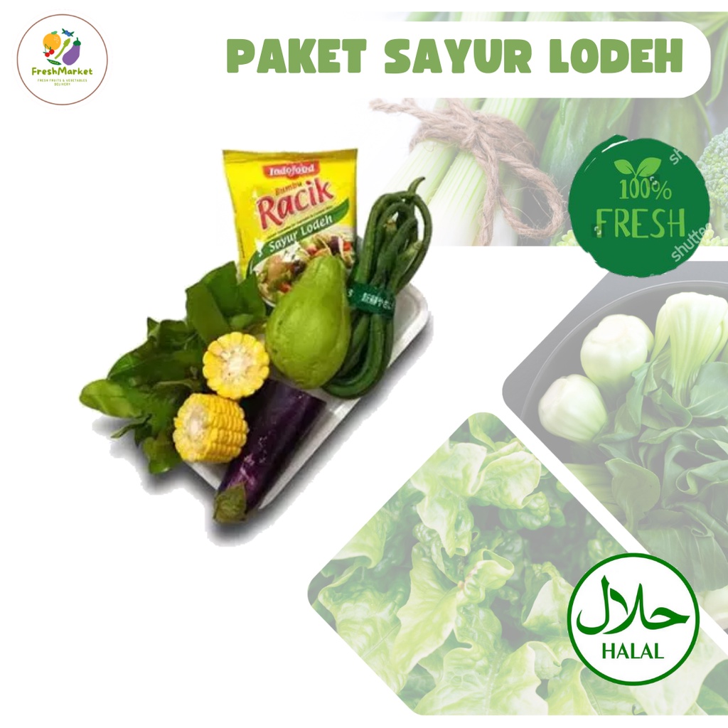 

Paket Sayur Lodeh Segar Freshmarketlampung